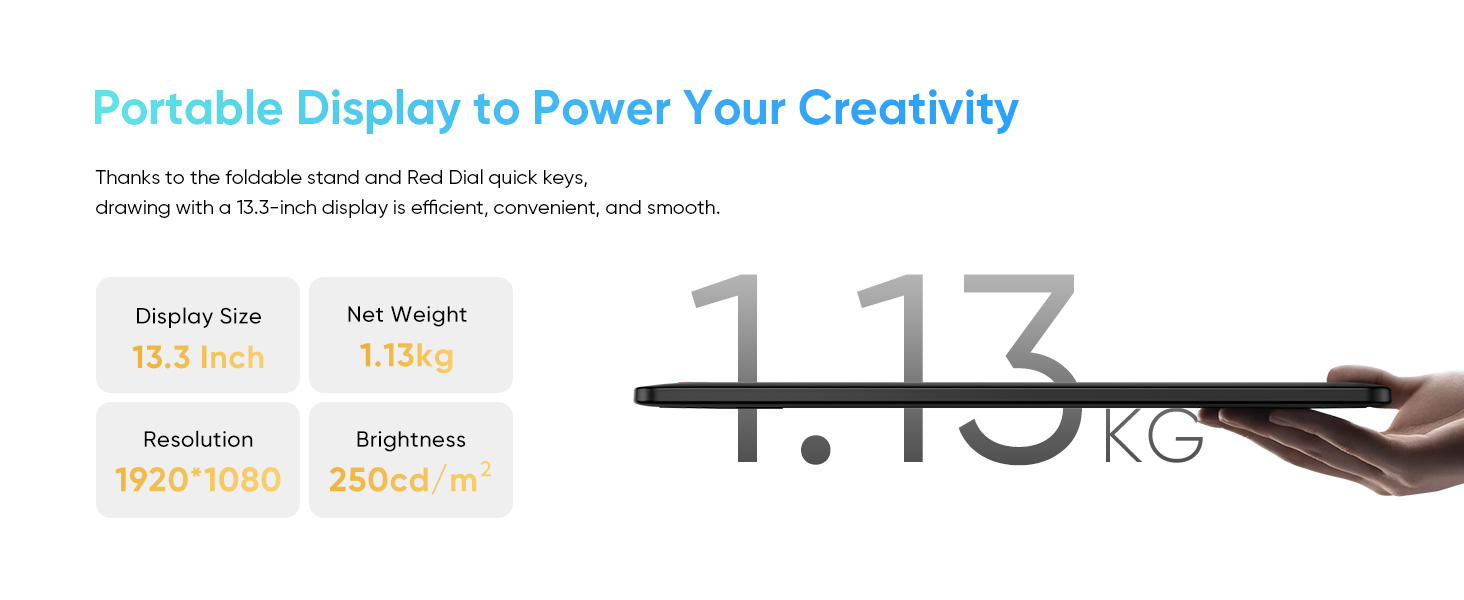 Tableta grafica XP-PEN Artist 13.3 Pro V2, 16K X3 Pro Smart Chip Stylus ...