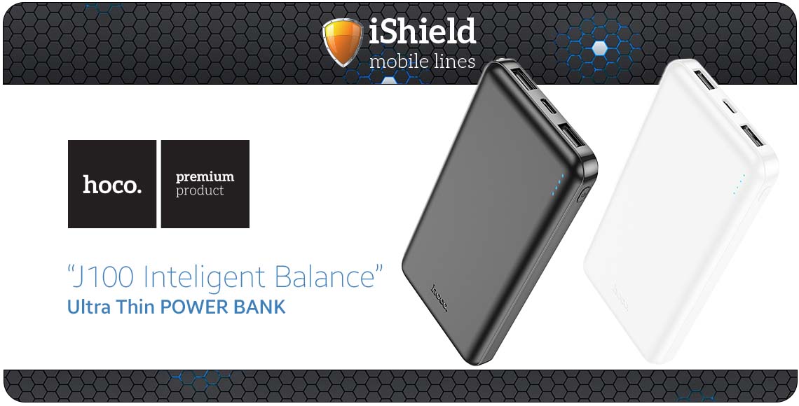 j100, baterie externa, power bank hoco,