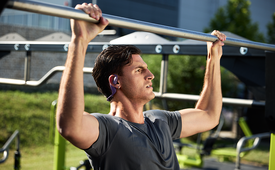 JBL Endurance Pace Open-ear comfort with memory wire neckband - Image