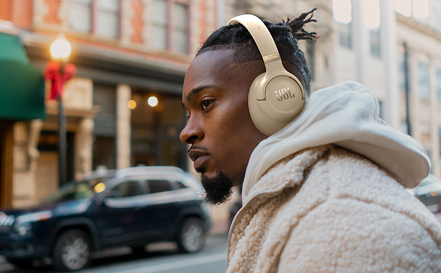 JBL Tune 780NC cu anulare adaptiva a zgomotului si functie Smart Ambient - Imagine