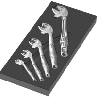 Set chei Wera Joker 6004 set 1 9732 cu 5 piese si suport de spuma