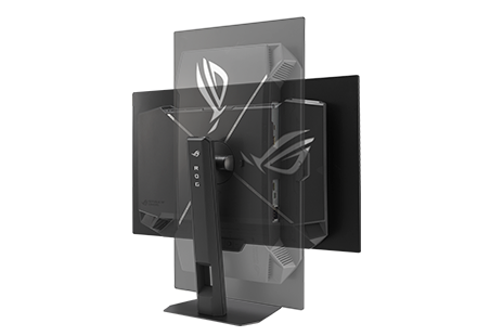 The XG27UQDMS offers pivot adjustments.
