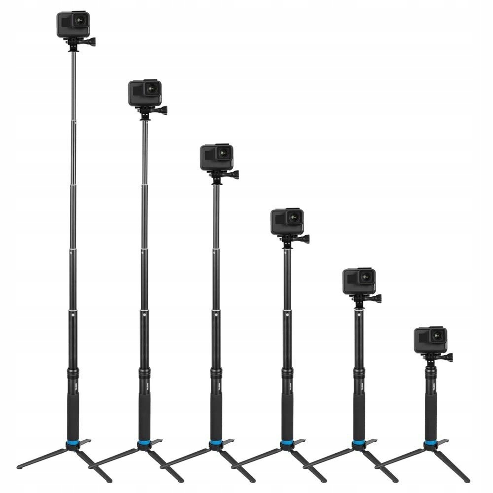Monopod Kijek Selfie Statyw 4w1 do GoPro 11 10 9 Model Uchwyt na telefon statyw monopod