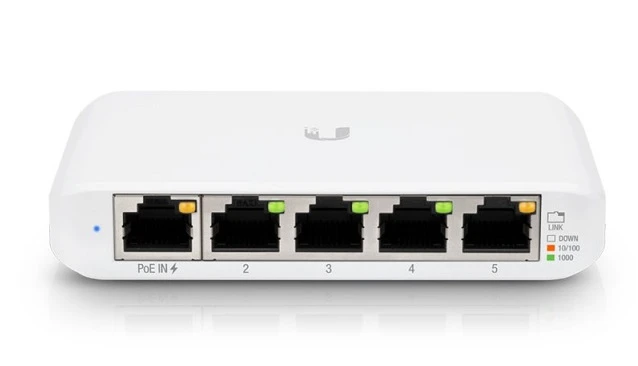 UBIQUITI USW-FLEX-MINI UNIFI COMPACT CU 5 PORTURI DESKTOP SWITCH 5-PACHET