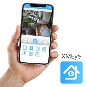 NVR PNI House IP716, 16 canale IP 4K, H.265, ONVIF
