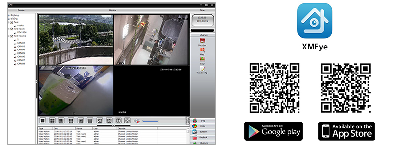 NVR PNI House IP716, 16 canale IP 4K, H.265, ONVIF