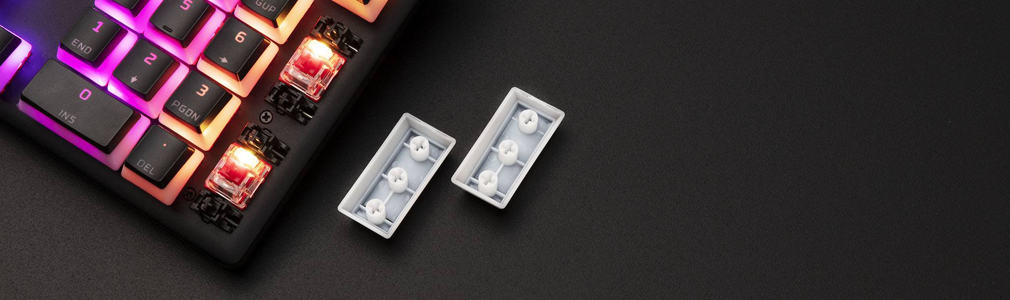 Compatible with HyperX mechanical gaming keyboards