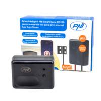Releu inteligent PNI SmartHome RG120 WiFi pentru comanda deschidere usa garaj/poarta monitorizata prin internet cu App Tuya Smart, compatibil Amazon Alexa si Google Home
