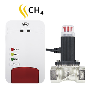 Kit senzor gaz inteligent si electrovalva PNI Safe House Smart Gas 300 WiFi