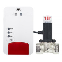 Kit PNI Safe House Dual Gas 250 cu 2 senzori monoxid de carbon (CO) si gaze naturale si electrovalva 3/4 inch