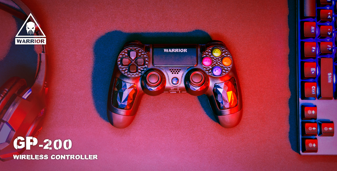 Gamepad wireless pentru PS4 si PC Kruger&Matz Warrior GP-200