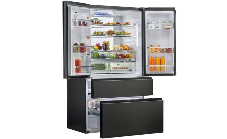 Frigider side by side Haier HB26FSNAAA, French Door, 750l, Total