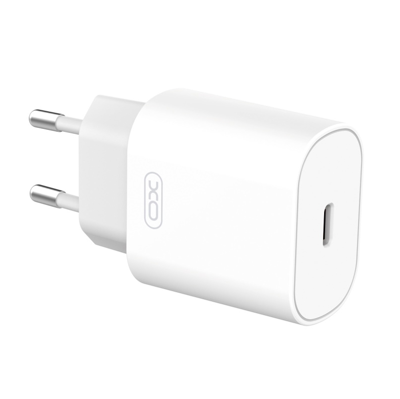 Incarcator Retea USB XO Design L91, Quick Charge, 25W, 1 X USB Type-C, Alb