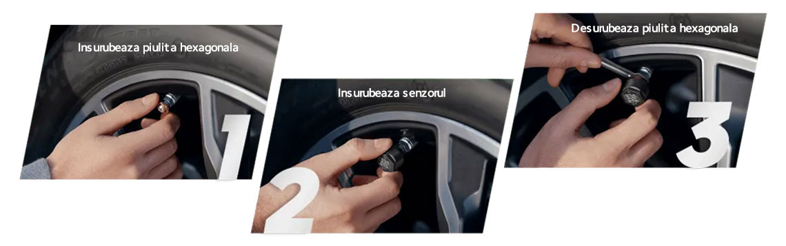 senzori monitorizare presiune TPMS 70mai