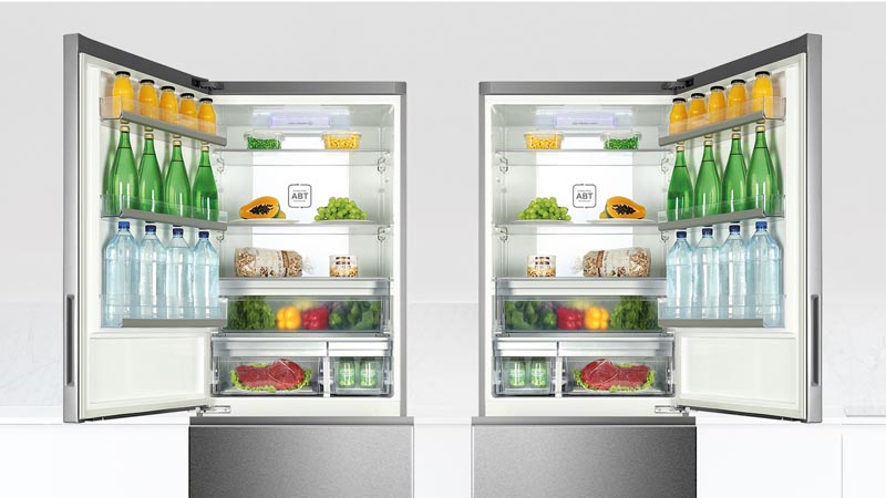 Install anywhere thanks to reversible doors 