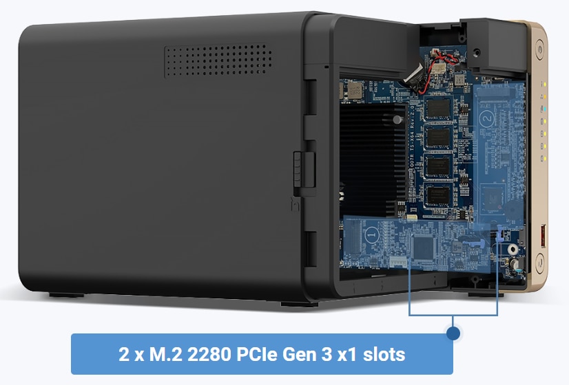 かのん NAS Qnap TS-264, Procesor Intel® Celeron® N5095 2.9Ghz, 2-Bay, 8GB
