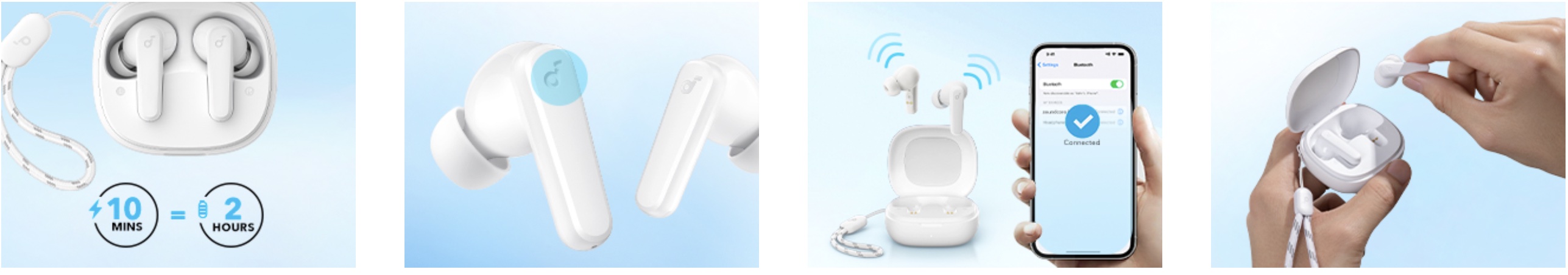 Casti true wireless Anker SoundCore R50i negru