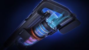 Sistemul de filtrare in 5 etape filtreaza pana la 99,9% din praful fin¹¹