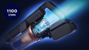 Motorul digital PowerBlade creeaza un flux de aer puternic ¹¹