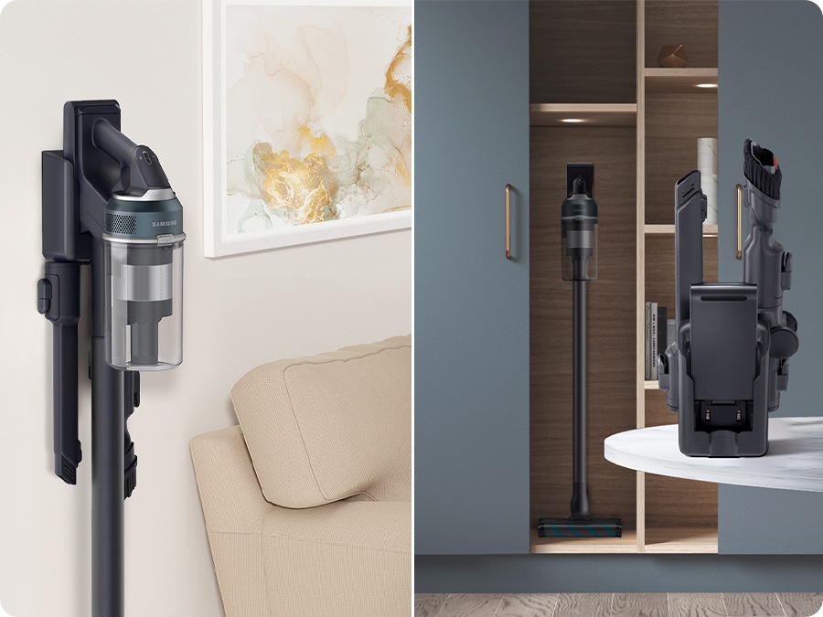 Statia de incarcare 2 in 1 accepta incarcare montata pe perete si incarcare autonoma.